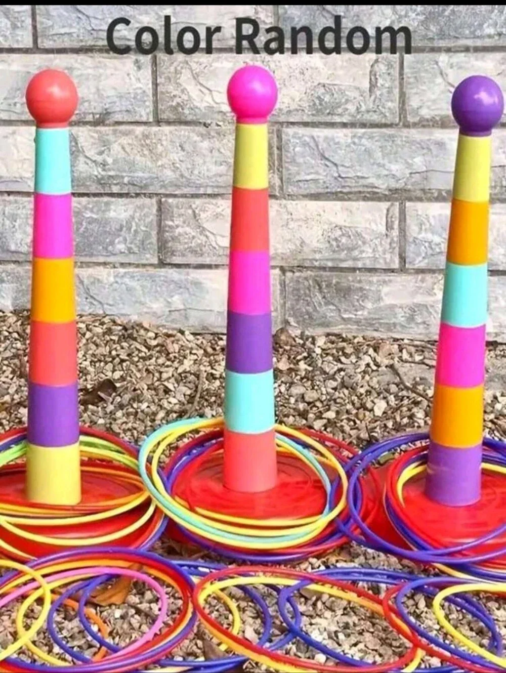 Two Sets Plus 18 Rings- Throw Hoop Toys interaction Indoor&outdoor Puzzle Hoop